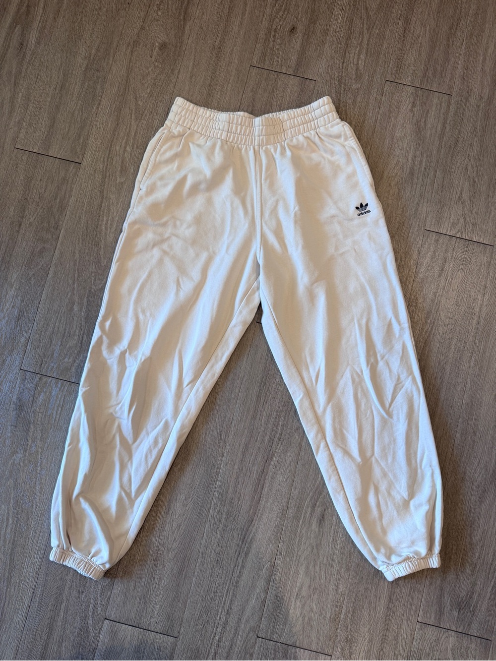 Adidas Cream Jogger Sweatpants